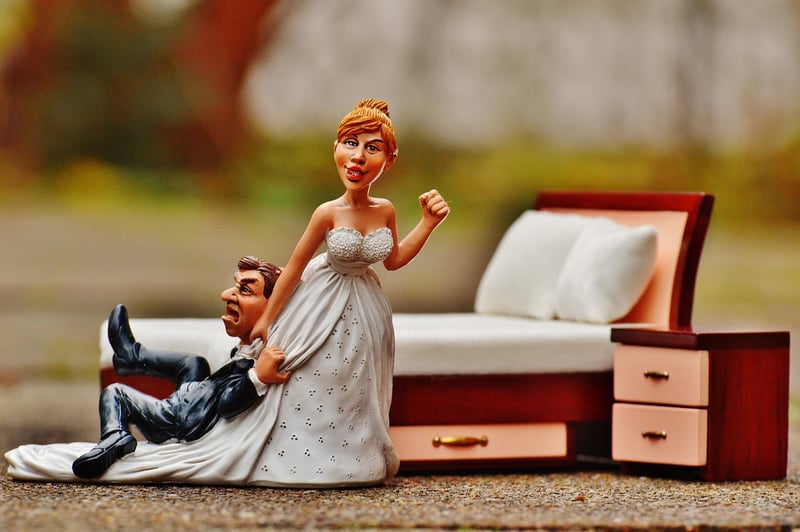 Wedding Couple by the Sea